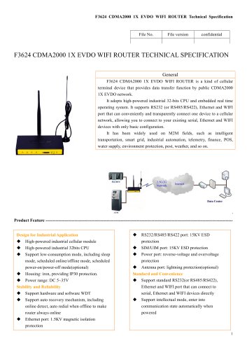 F3624 Industrial EVDO Router,3g wifi router