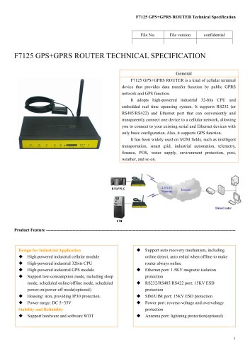 F7125 GPS+GPRS ROUTER