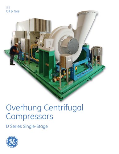 Overhung Centrifugal Compressors D Series Single-Stage