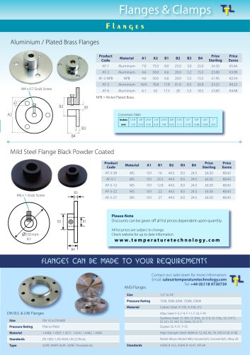 FLANGES & MOUNTING BRACKETS