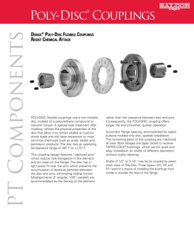 Poly Disc Couplings 