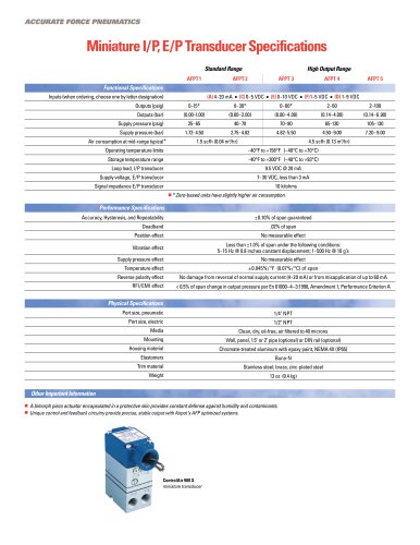 Airpot Transducer