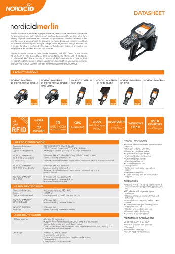 Nordic ID Merlin HF RFID Blade