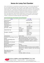 photostability test chamber / solar simulation / with xenon arc lamp / accelerated  XL-Volume