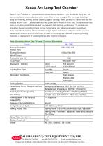 photostability test chamber / solar simulation / with xenon arc lamp / accelerated  XL-Volume