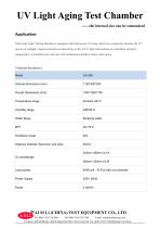 solar simulation test chamber / UV light aging / illumination / environmental  UV-290