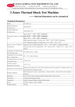 temperature test machine / shock / resistance / vehicle TS-150-B