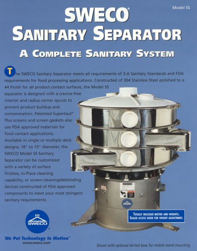 Sweco Sanitary Separator