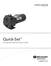 BRJCQUICK R1 Quick-Set RJA Convertible (Deep/Shallow Well) Jet Pump