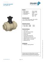 2 way ball valve M1