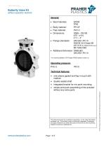 Butterfly Valve K4 without operation element