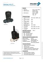 Diaphragm valve T4