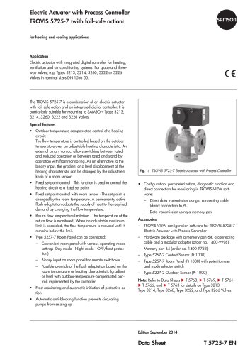 TROVIS 5725-7 (with fail-safe action)