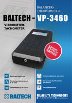 Vibration Meter-Tachometer-balancer-thermometer BALTECH VP-3460