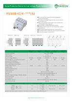 FATECH surge arrester FV30B+C/4-275S for ac power supply protection