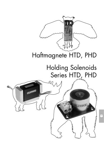 Holding solenoids