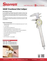 1202F FRACTIONAL DIAL CALIPERS