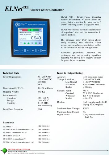 ELNet PFC Tech Catalog