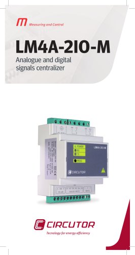 LM4A-2IO-M, Analogue and digital signals centralizer