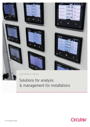 Solutions for analysis & management for installations