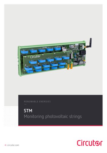 STM, Monitoring of photovoltaic strings