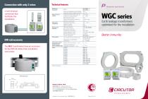 WGC series, Earth leakage transformers optimized for the installation