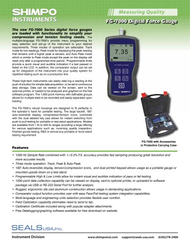 FG-7000L Series Digital Force Gauge