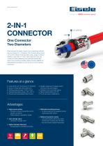 2-IN-1 CONNECTOR One Connector Two Diameters