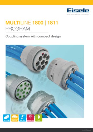 MULTILINE 1800 & 1811 - Coupling System with compact design