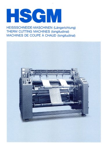 Therm Cutting Machines (longitudinal)