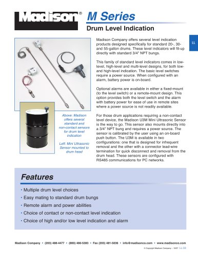 Drum Level Indicators (M Series)