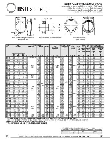 BSH Shaft Rings