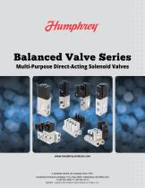 Balanced Solenoid Valve Brochure