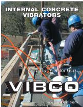 Internal Concrete Vibrators Catalog