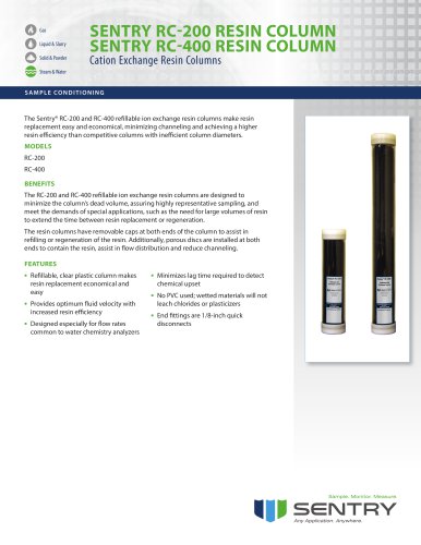 Resin Column (RC 200/400)