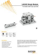 Baykon LAD420 Weigh Module For Double Ended Type Load Cells