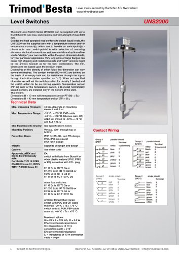 Data Sheet UNS 2000