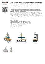 PNEUMATIC PRESS FOR UPHOLSTERY PDM-1 MINI (FOR BENCHES, HEADBOARDS)