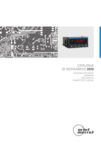 Catalogue of measuring instruments 2013