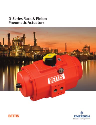 D-Series Rack & Pinion Pneumatic Actuators