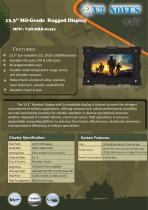 13.3’’ Mil-Grade Rugged Display