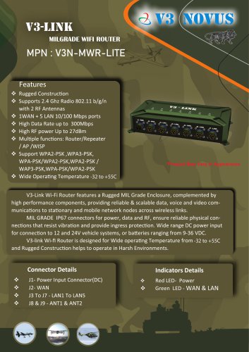 MILGRADE WIFI ROUTER