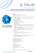 METEOR WIDE TOLERANCE FLANGE ADAPTOR