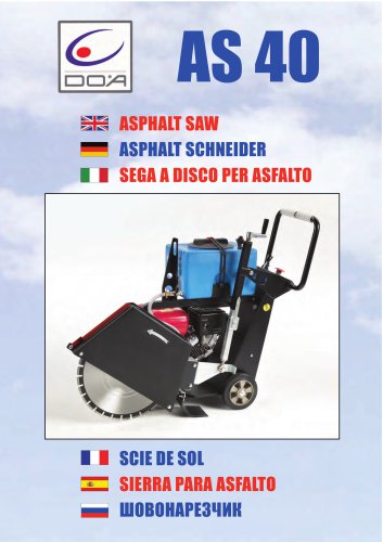 AS40 ASPHALT SAW