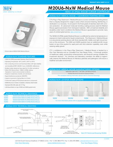 M20U6-NxW Medical Mouse