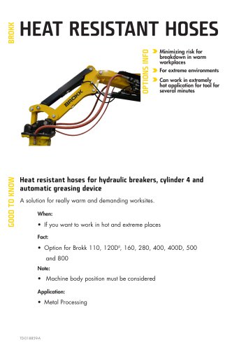 HEAT RESISTANT HOSES