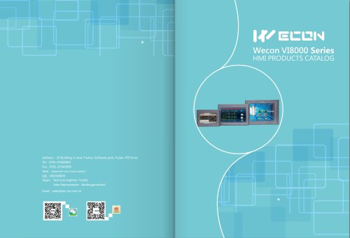 Wecon A8 Products Catalog