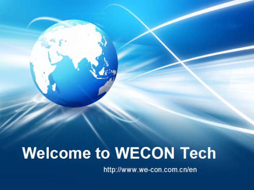 Wecon company and industrial automation product introduction