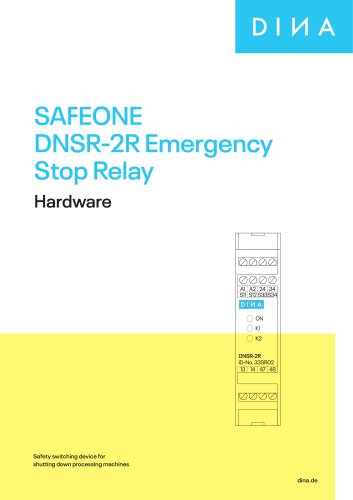 SAFEONE DNSR-2R Emergency Stop Relay