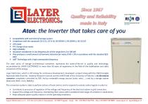 Storage bidirectional converters Aton series